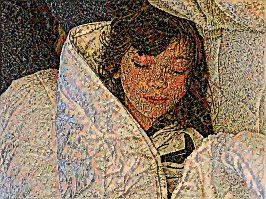 Pollock Style Transfer Example